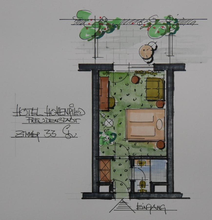 Hotel Hohenried Im Rosengarten Freudenstadt Buitenkant foto